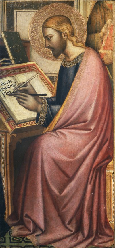 Evankelista kirjoittaminen tekijältä Master of the Misericordia