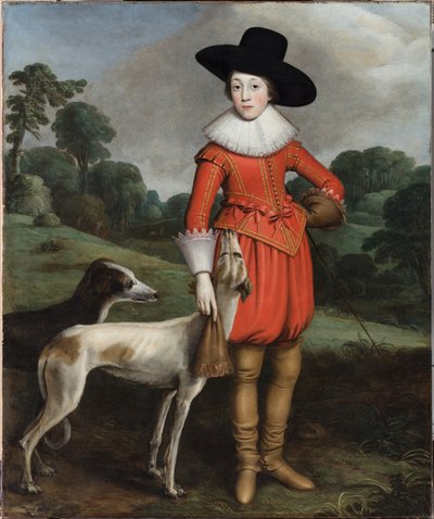 Muotokuva William II:sta, Orangen prinssistä, poikana (öljy kankaalle) tekijältä Master of the Monteviot Boy in Red