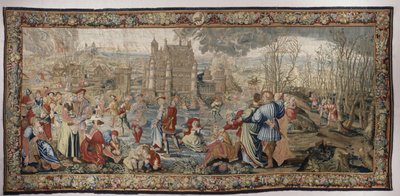 Talvi, Seasons of Lucas -sarjasta, n. 1535 (villa & silkki) tekijältä Master of the Months of Lucas Master of the Months of Lucas