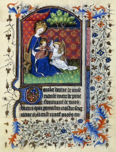 Kruunattu neitsyt, noin 1430-1440 tekijältä Master of the Munich Golden Legend