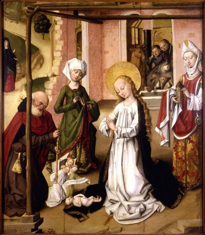 Kristus-lapsen palvonta tekijältä Master of the Saint Bartholomew Altarpiece