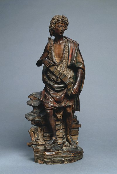 Pyhä Johannes Kastaja, n. 1500-1525. tekijältä Master of the Saint John Statuettes