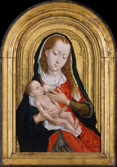 Neitsyt ja lapsi, 1475-1499 tekijältä Master of the Saint Ursula Legend