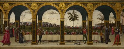 Griseldan tarina. Osa III: Reunion, n. 1490-1495 tekijältä Master of the Story of Griselda