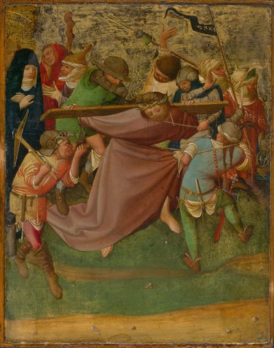 Kristus kantaa ristiä, 142025. tekijältä Master of the Worcester Carrying of