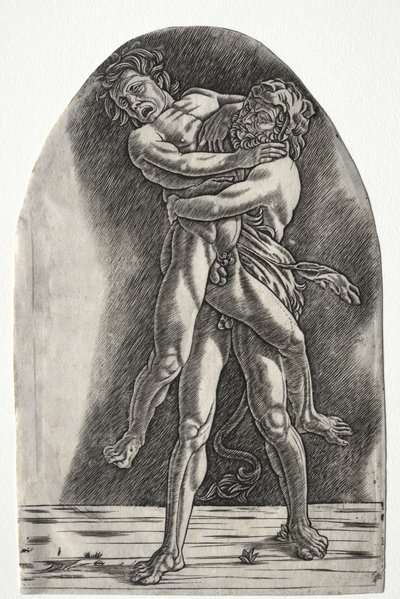 Hercules ja Antaeus tekijältä Master of the Year 1515
