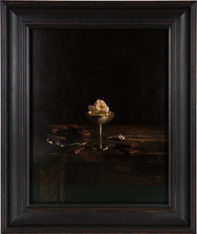 Last Meal on Death Row, Dobie Gillis Williams, 2012 (Digitaalinen siirtopainatus vuohennahkapergamentille) tekijältä Mat Collishaw