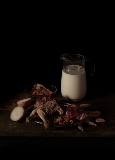 Viimeinen ateria kuolemansellissä, Texas; Sammie Felde Junior, 2011 (C-tyyppikuva) tekijältä Mat Collishaw