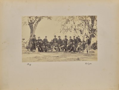 Burnside ja henkilökunta tekijältä Mathew B. Brady