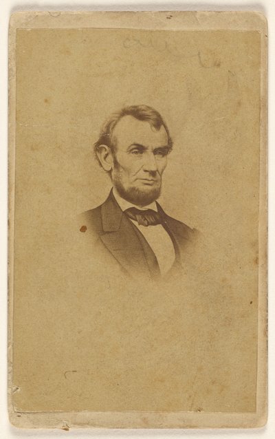[Abraham Lincolnin kaiverrus Mathew B. Bradyn valokuvan mukaan] tekijältä Mathew B. Brady