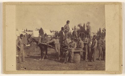[Fort Runyonin uudisasukkaat] tekijältä Mathew B. Brady