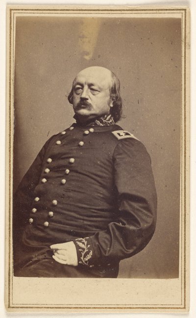 Kenraalimajuri Benjamin Franklin Butler (1818 - 1893) tekijältä Mathew B. Brady