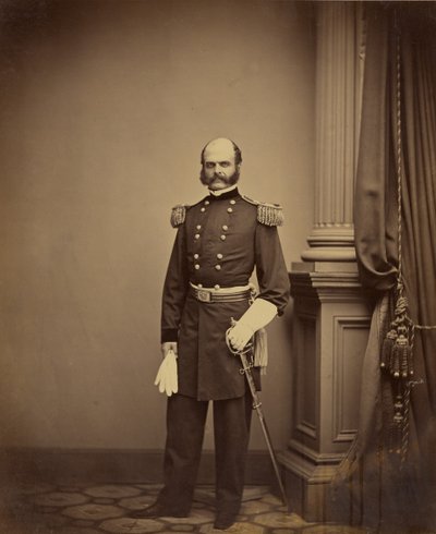 Kenraalimajuri A. E. Burnside tekijältä Mathew B. Brady
