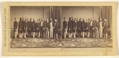 Walesin prinssi seurueineen tekijältä Mathew B. Brady