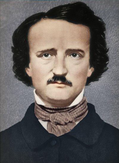 Edgar Allan Poe, c1840, 1939 tekijältä Mathew B. Brady