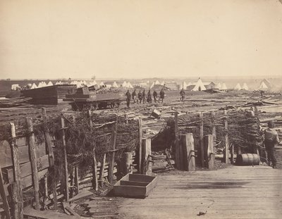 Linnoitukset, Manassas, 13. messun miehittämä, 1862. tekijältä Mathew Brady