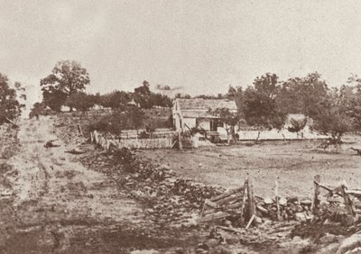 Kenraali Meaden päämaja Gettysburgin taistelun aikana tekijältä Mathew Brady