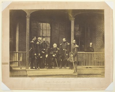 Kenraaliluutnantti Scott, Yhdysvaltain armeijan ja esikunnan päällikkö tekijältä Mathew Brady