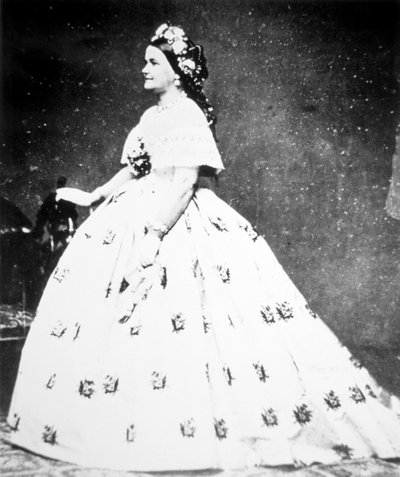 Mary Lincoln (1818-82) 1861 (m/v valokuva) tekijältä Mathew Brady