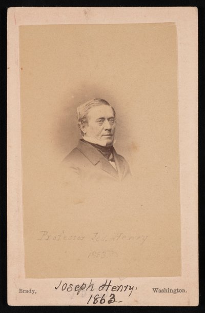 Joseph Henryn muotokuva 1797-1878, 1863. tekijältä Mathew Brady