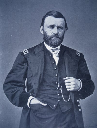 Ulysses Simpson Grant (m/w kuva) tekijältä Mathew Brady