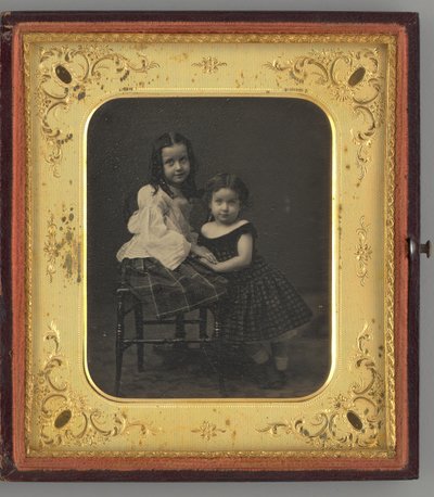 Nimetön muotokuva kahdesta tytöstä, 1861. tekijältä Mathew Brady