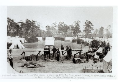 Jenkkien päämaja, Whinfieldin leiri, 3. toukokuuta 1862. tekijältä Mathew B. Brady