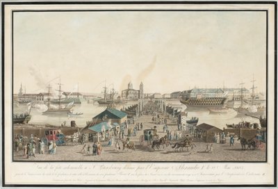 Pietarin ensimmäinen vuosipäivä kaupunkien satavuotisjuhla toukokuussa 1803 1804 tekijältä Mathias Gabriel Lory