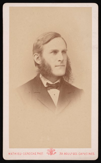 Samuel Hubbard Scudderin muotokuva 1837-1911, noin 1871. tekijältä Mathieu Deroche
