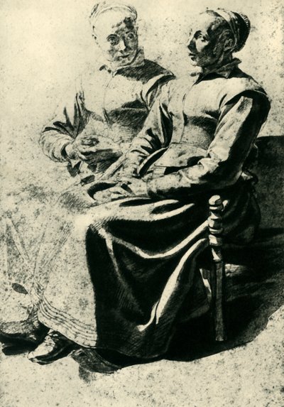 Kaksi talonpojasta, 1600-luvun puoliväli, 1943. tekijältä Mathieu Le Nain