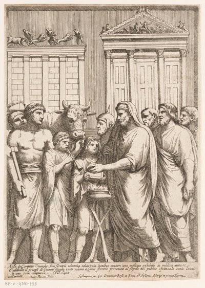 Marcus Aurelius ylipappina Bareljeefit Konstantinuksen kaarella (sarjan nimi) tekijältä Matteo Piccioni