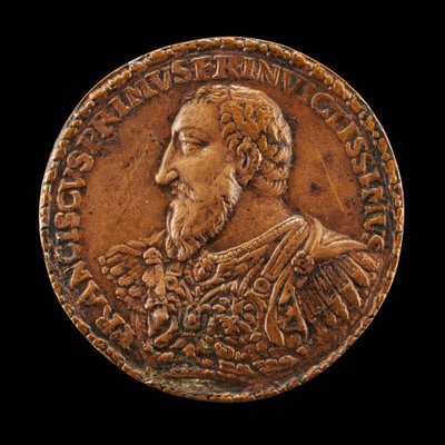 François I, 1494-1547, Ranskan kuningas 1515, luultavasti 15381544. tekijältä Matteo dal Nassaro