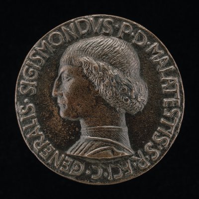 Sigismondo Pandolfo Malatesta, 1417-1468, Riminin ja Fanon herra [käänsi], 1446. tekijältä Matteo di Andrea de Pasti