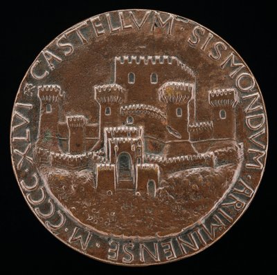 Riminin linna [käänteinen], 1446. tekijältä Matteo di Andrea de Pasti