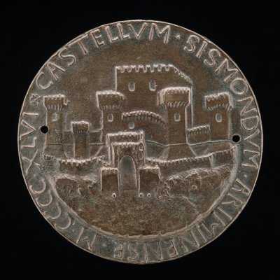 Riminin linna [käänteinen], 1446. tekijältä Matteo di Andrea de Pasti