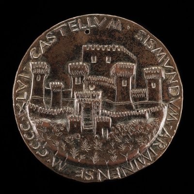 Riminin linna [käänteinen], 1446. tekijältä Matteo di Andrea de Pasti