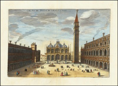 Altea Parte della Piazza S. Marco Di Venetia -aukio tekijältä Matthaus Merian