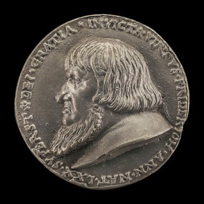 Frederick Vanhin, 1460-1536, Brandenburg-Ansbachin markkreivi 1486 [kannepuoli], 1528. tekijältä Matthes Gebel