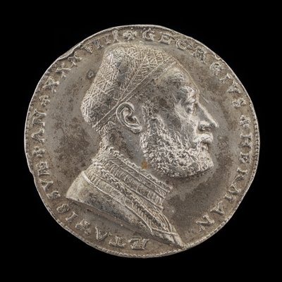 Georg Hermann, 1491-1552, saksalainen filosofi [kääntöpuoli], 1529. tekijältä Matthes Gebel