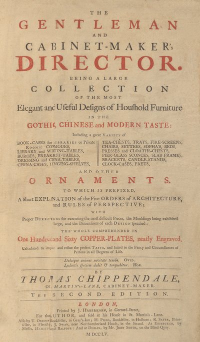 Gentleman and Cabinet Maker