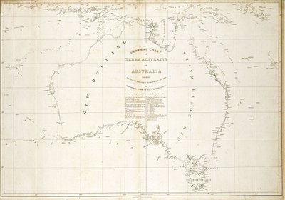 Australian kartta tekijältä Matthew Flinders