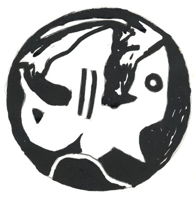 Du Serie Glyphes 1, 2017 (intialainen muste) tekijältä Matthew Hilton