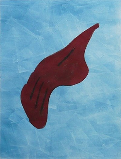 lehti, 2009 (monotypia) tekijältä Matthew Hilton