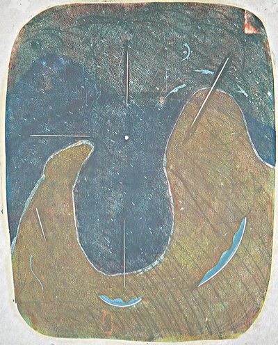 tabla one, 2012 (linoprint) tekijältä Matthew Hilton