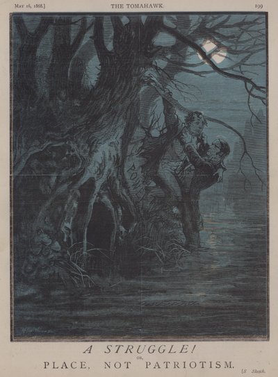 Taistelu! tai, paikka, ei isänmaallisuutta (väri litho) tekijältä Matthew