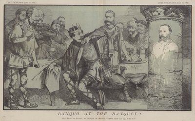 Banquo at the Banquet (väri litho) tekijältä Matthew