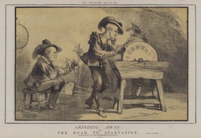 Hionta pois; tai Tie nälkään (väri litho) tekijältä Matthew