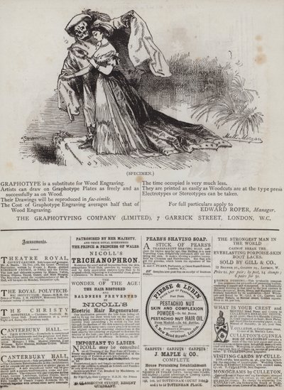 Mainossivu (väri litho) tekijältä Matthew