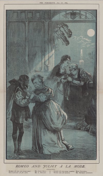 Romeo ja Julia A La Mode (väri litho) tekijältä Matthew