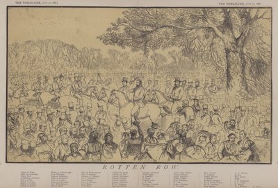 Rotten Row (väri litho) tekijältä Matthew